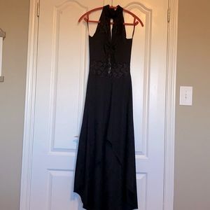 Sexy black lace dress